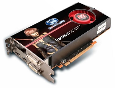 ATI Radeon HD 5770 - model niereferencyjny marki SAPPHIRE.